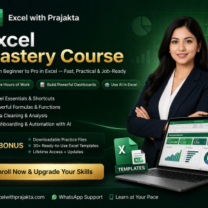 Excel Guide From ZERO TO HERO: Master Your Data, Boost Your Career