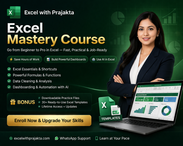 Excel Guide From ZERO TO HERO: Master Your Data, Boost Your Career