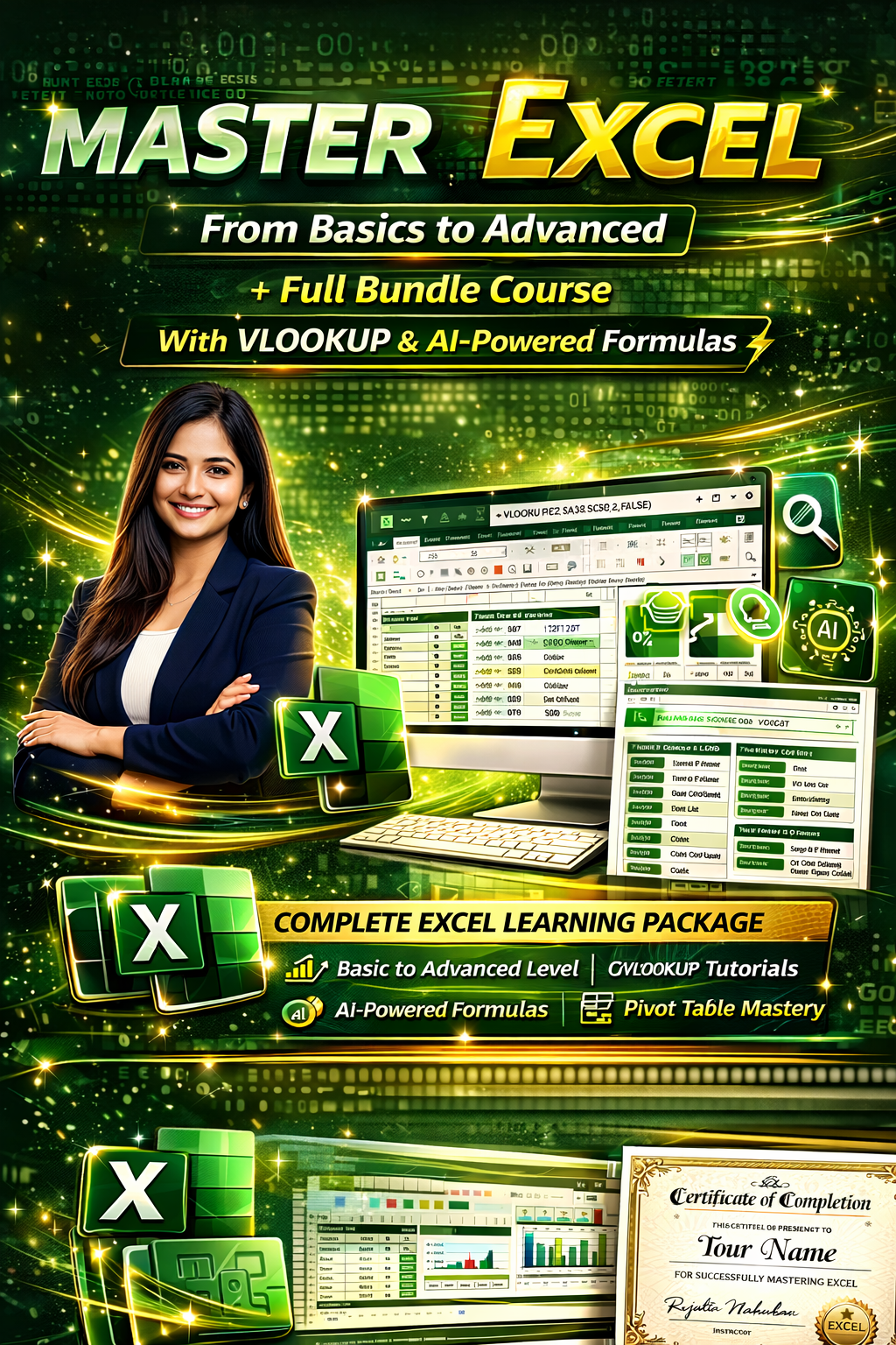 Excel Guide From ZERO TO HERO: Master Your Data, Boost Your Career